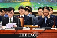  '머리 아픈?' 권오을 국가보훈부 장관 [포토]
