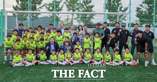 당진시 소속 참가팀인 계성초 축구팀 /당진시