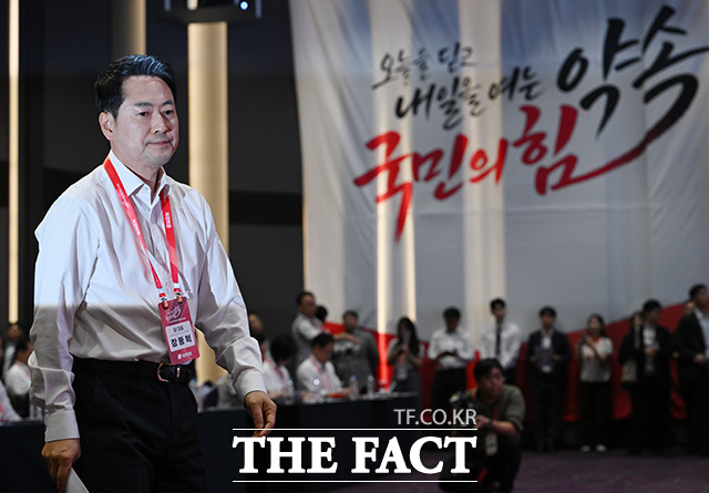 국민의힘 국회의원 연찬회 참석한 의원들.