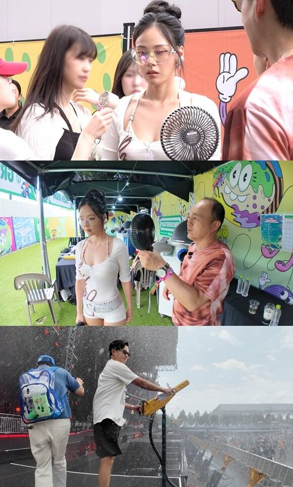 배우 이서진(왼쪽)과 김광규가 SBS 새 예능프로그램 '무엇이든 해줄지니 - 비서진'에서 가수 비비의 일일 매니저로 활약한다. /SBS