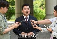  '국회 침투 혐의' 김현태 전 707단장, 1심 선고 공판 출석 [TF사진관]