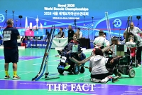  경기 일정 시작된 '2026 서울 세계보치아선수권' [포토]