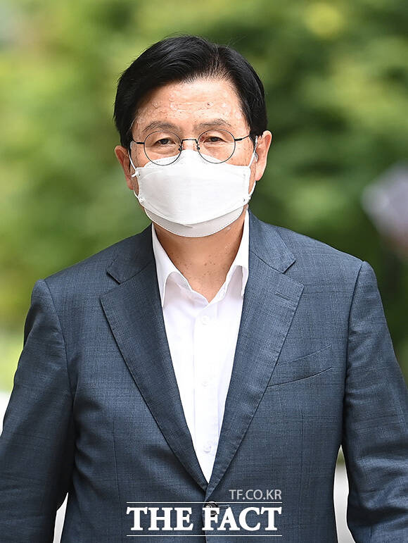 내란선동 등 혐의 관련 공판 출석하는 황교안 자유와혁신 대표.