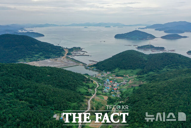 전남광주 여수시 화정면 개도 전경. /뉴시스