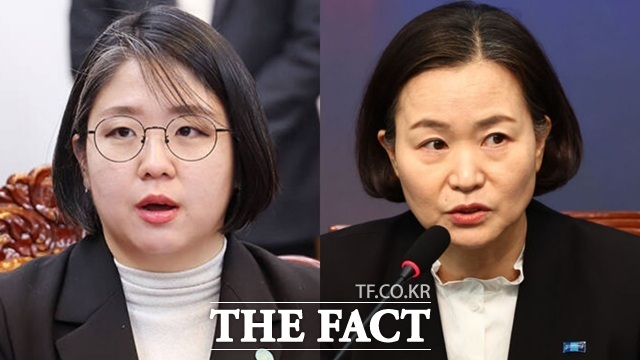 최근 이재명 대통령이 단행한 중폭 개각과 청와대 수석급 참모 인선의 주인공은 단연 군소정당이라는 평가다. 사진은 이재명 정부 성평등가족부 장관 후보자로 지명된 용혜인 기본소득당 의원(왼쪽)과 청와대 인공지능(AI)미래기획수석으로 발탁된 이해민 조국혁신당 의원. /배정한 기자·뉴시스