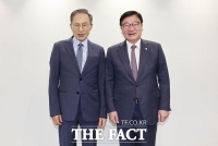  정점식, 이명박 전 대통령 예방...MB 