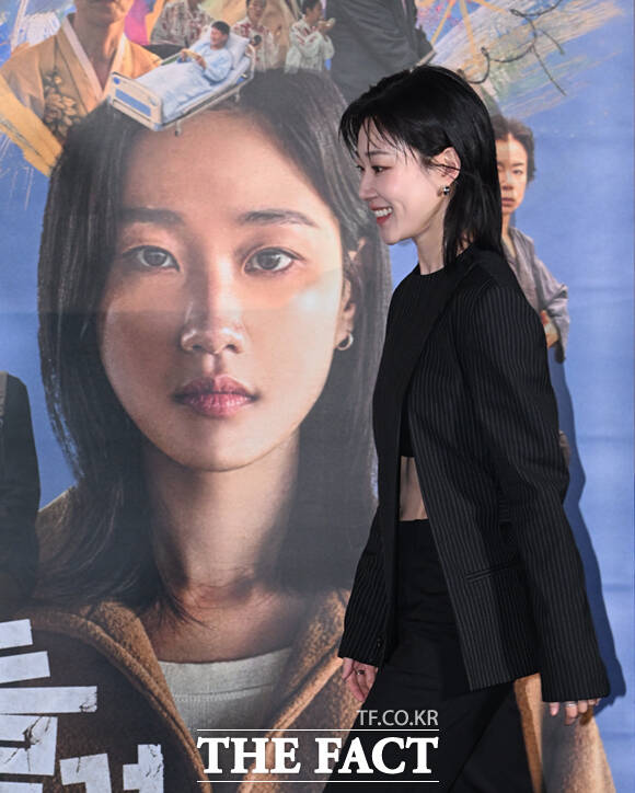 배우 하윤경이 1일 서울 용산구 CGV 용산 아이파크몰에서 열린 영화 '철들 무렵' 언론시사회 및 기자간담회에 참석하고 있다. /이새롬 기자