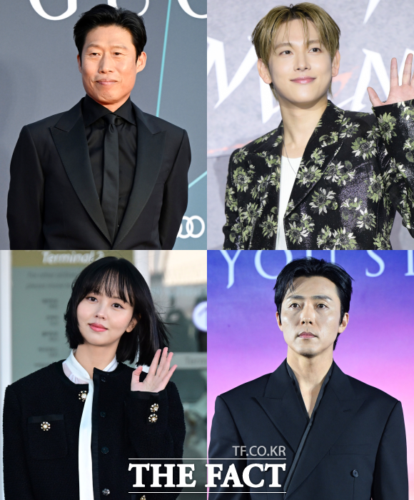 배우 유해진 임시완 이무생 김소현(왼쪽 위부터 시계방향)이 오컬트 미스터리 영화 '모둡'으로 연기 호흡을 맞춘다. /더팩트 DB