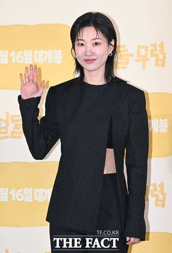 배우 하윤경이 1일 서울 용산구 CGV 용산 아이파크몰에서 열린 영화 '철들 무렵' 언론시사회 및 기자간담회에 참석하고 있다. /이새롬 기자