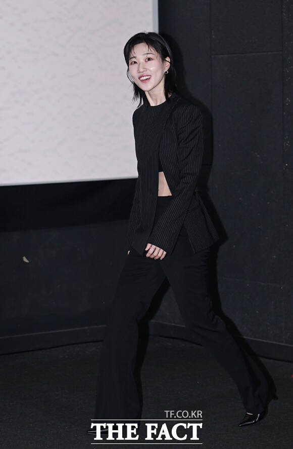 배우 하윤경이 1일 서울 용산구 CGV 용산 아이파크몰에서 열린 영화 '철들 무렵' 언론시사회 및 기자간담회에 참석하고 있다. /이새롬 기자