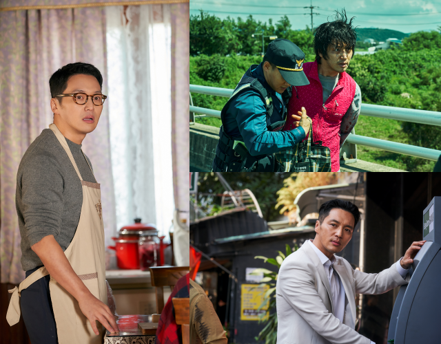 배우 변요한이 영화 '아버지의 집밥' '경주기행' '타짜4'(왼쪽부터 시계방향)를 통해 다양한 얼굴을 꺼낸다. /롯데엔터테인먼트, ㈜레진엔터테인먼트, CJ ENM