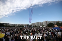  전남광주시 광산구 가을하늘 다시 수놓는 블랙이글스…19일 축하비행