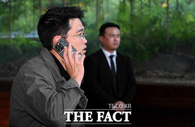 이선호 CJ 미래기획그룹장이 2일 오후 서울 용산구 리움미술관에서 열린 'CJ 나이트 인 셀러브레이션 오브 프리즈 서울' 행사에 참석하고 있다. /박상민 기자