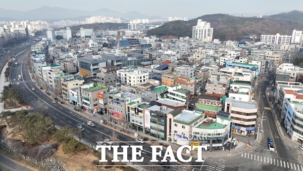 창업도시 전략 핵심 거점으로 부상하고 있는 대전시 유성구 어궁동 일원 전경. /대전시 유성구