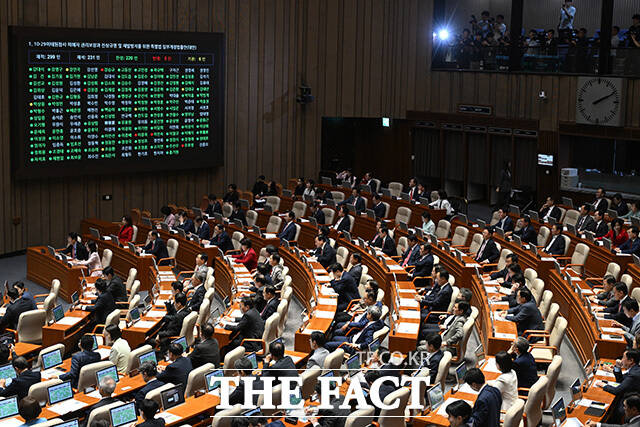 '10.29 이태원참사 진상규명과 재발 방지를 위한 특별법' 국회 본회의 통과.
