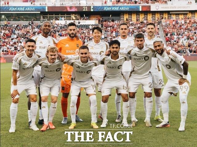 6일 솔트레이크전의 LAFC 선발 멤버./LAFC