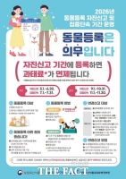  경기도, 내달 말까지 2차 동물등록 자진신고 기간 운영
