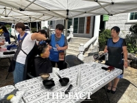  순천시 자원봉사자들, 추석 앞두고 농촌 재능 나눔 봉사활동