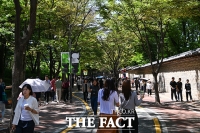  도심 속 자연 즐기는 시민들 [포토]