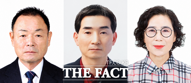 고령을 빛낸 제36회 자랑스런 군민상 수상자. 왼쪽부터 백준기 씨, 정상현 씨, 김외순 씨. /고령군