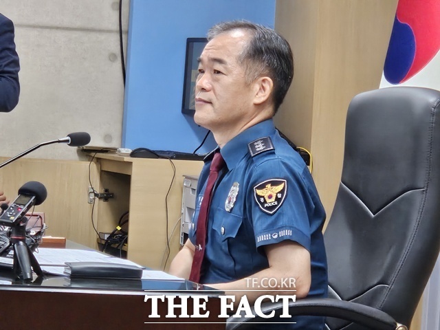 김종철 경찰청장 직무대행은 10일 오전 서울 동대문경찰서를 방문하고
