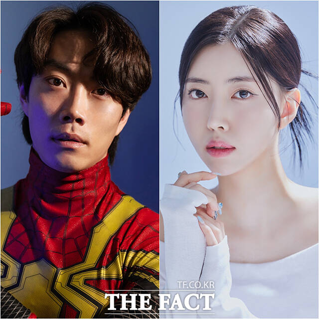 한국의 '스파이더맨'으로 알려진 파쿠르 선수 김주성(왼쪽)과 연극배우 김고은이 한스타연예인야구에 특별 시구자로 나선다. /한스타미디어