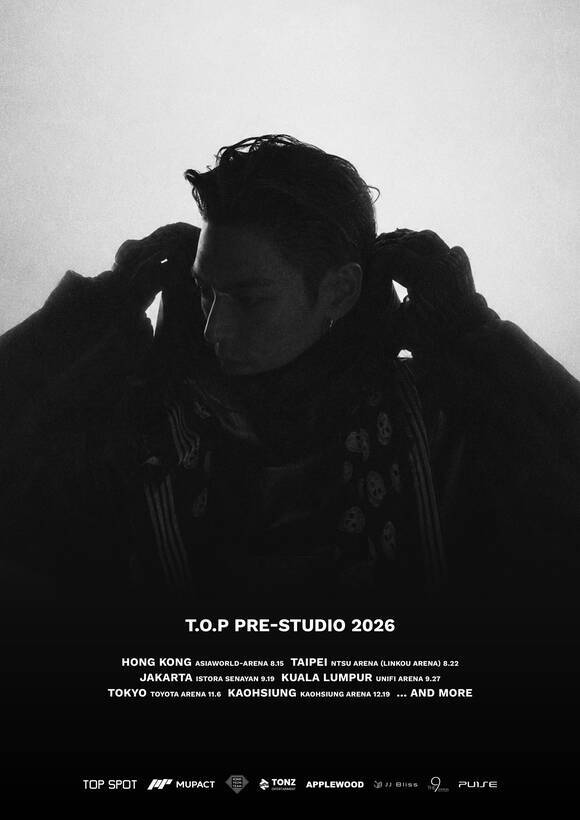 가수 겸 배우 탑(TO..P)이 19일로 예정됐던 'T.O.P PRE-STUDIO 2026' 자카르타 공연을 취소했다./탑스팟픽처스