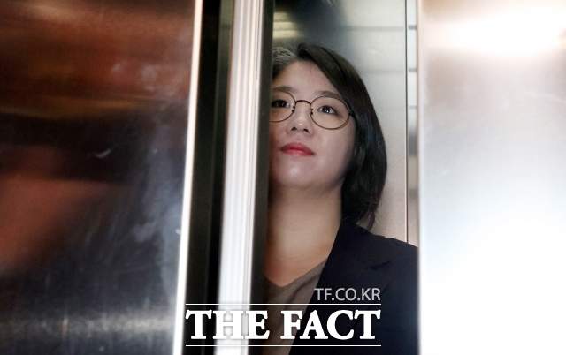 용혜인 성평등가족부 장관 후보자가 9일 오전 서울 서대문구 한국청소년활동진흥원에 마련된 인사청문회 준비 사무실로 출근하고 있다. /송호영 기자(현장풀)