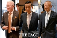  '농심 3세' 신상열 부사장 결혼식 참석한 재계 인사들 [TF포착]