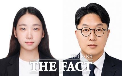 국립한밭대학교 대학원 응용소재공학과 임유리 대학원생(왼쪽)과 김정현 신소재공학과 교수 /한밭대
