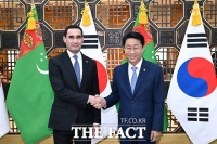  조정식 의장, 베르디무하메도프 투르크메니스탄 대통령 접견 [TF사진관]