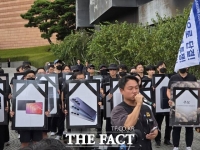  삼성 DX 노조, 이재용 회장 집 앞 무기한 농성…