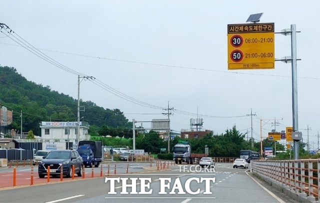 구 전남 지역 어린이보호구역 도로. /전남자치경찰위원회