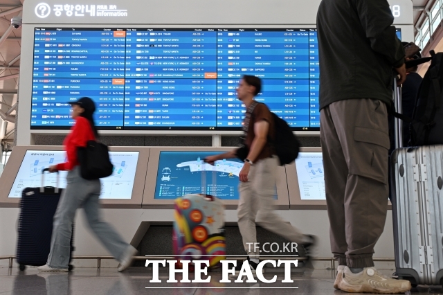 인천국제공항 제1여객터미널 출국장. /남용희 기자