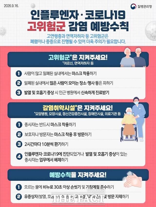 인플루엔자 등 감염병 방역 대응 포스터. /전남광주시