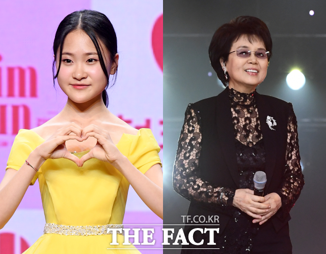 가수 김다현(왼쪽)이 자신을 공개 저격한 심수봉으로부터 직접 사과를 받았다고 밝혔다. /더팩트 DB