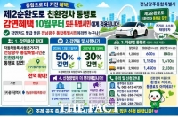  전남광주시, 친환경차 광주제2순환도로 통행료 감면 시 전역으로 확대