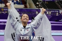  [아시안게임] 여서정, 8년 만에 도마 金…北 안창옥은 2위