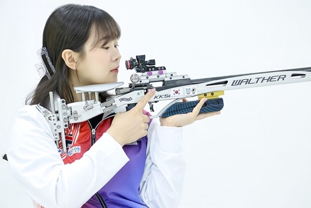 사격 국가대표 김지은이 26일 일본 아이치현 종합사격장에서 열린 2026 아이치·나고야 아시안게임 여자 50m 소총 3자세 결선에서 최종 348.4점을 기록해 3위를 차지했다. /대한사격연맹