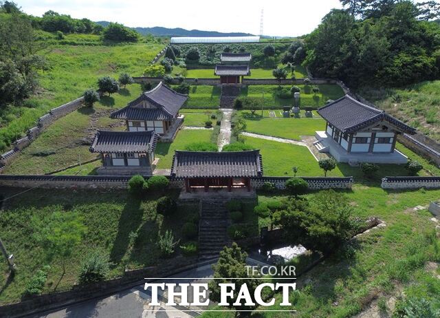 시 지정문화유산으로 지정 예고된 함평군 자산서원 전경 /함평군
