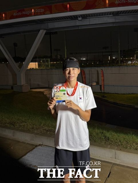 2026 아이치-나고야 아시안게임에 한국여자 육상대표 선수로 참가하고 있는 김서윤 선수./ 대한육상연맹