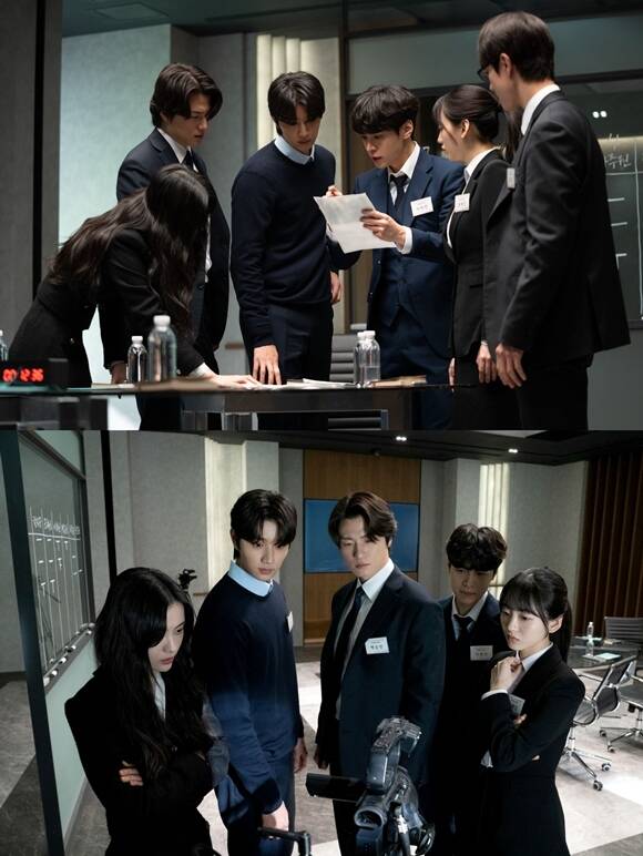 '최종면접'은 최종면접장에 모인 6인의 지원자들이 각자의 폭로가 담긴 의문의 봉투를 발견하면서 서로를 의심하고 혼란에 빠뜨리는 이야기다. /NEW