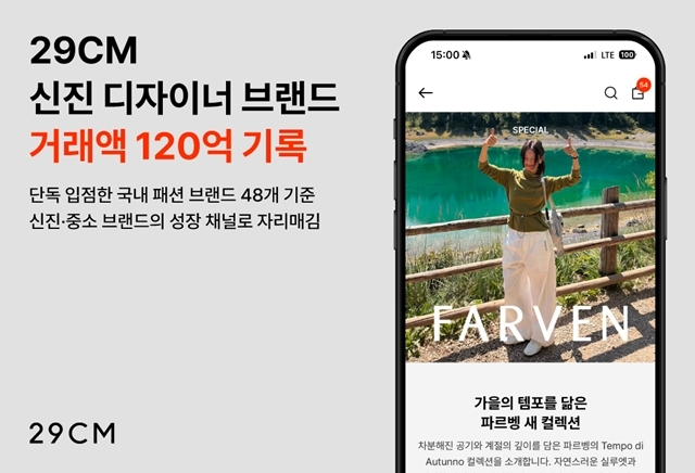 무신사가 운영하는 취향 셀렉트숍 29CM에 단독 입점한 여성 패션 브랜드 48곳의 올해 1월 1일부터 9월 27일까지 누적 거래액이 120억원을 기록했다. /29CM
