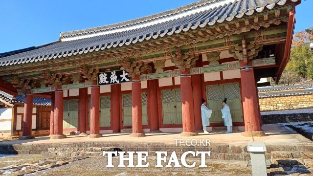 전남광주 순천시 옥천동에 위치한 순천향교 대성전은 2020년 12월 28일 보물 제2101호로 지정됐다. /박병섭 순천향교 유도회원