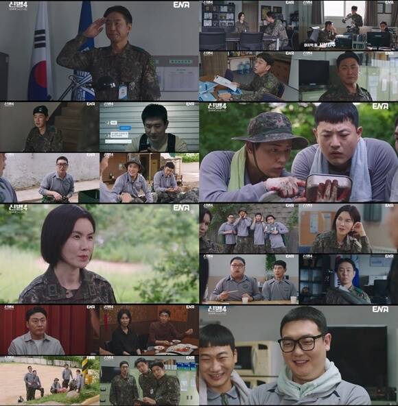 ENA 월화드라마 '신병4 : 사보타주' 12회는 새로운 신병을 맞이하는 박민석의 모습으로 막을 내렸다. /KT스튜디오지니