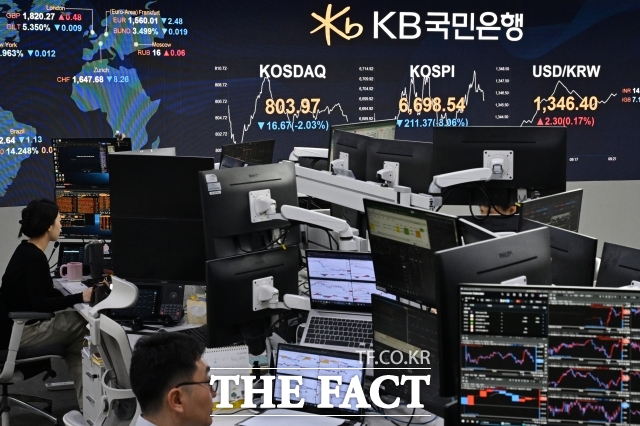 1일 코스피는 전 거래일 대비 1.95% 오른 6971.35에 장을 마감했다. 사진은 기사 내용과 무관함. /김성렬 기자