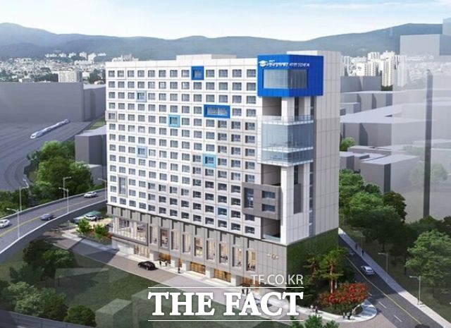 서울 용산구에 건립되는 연합기숙사 조감도. /서울시
