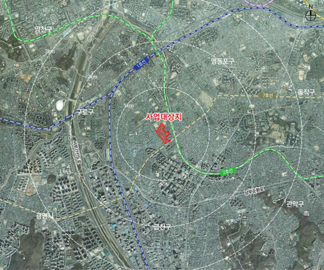 한국토지주택공사(LH)가 1일 '수락산역·대림역 인근 도심 공공주택 복합사업'의 예정지구가 지정·공고됐다고 밝혔다. /LH