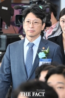  고속철도 통합 기념행사 참석하는 홍지선 국토교통부 장관 [포토]