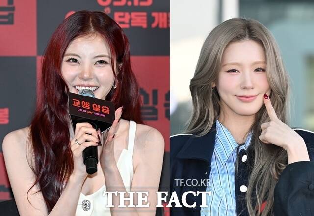 배우 홍예지(왼쪽)와 아이들 미연이 새 드라마 '청담국제고등학교 : 로열캠프'로 호흡을 맞춘다. /더팩트 DB